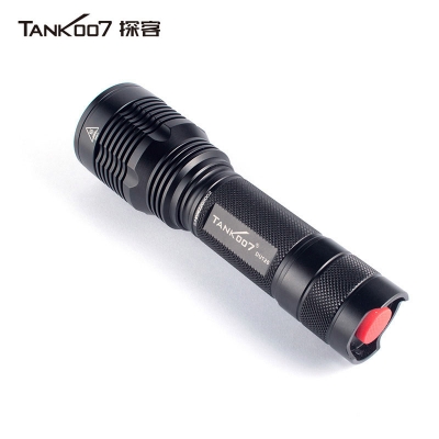 TANK007探客戶外執(zhí)勤，執(zhí)法，巡邏遠射防水戶外LED超亮手電筒DU126