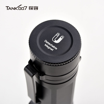 TANK007探客迷你LED強(qiáng)光帶磁鐵磁性工作燈M30B尾部吸磁手電筒